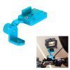 RUIGPRO Motorcycle Handlebar Alloy Phone Bracket for GoPro, Insta360, DJI and Other Action Cameras (Cyan)
