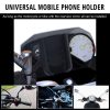 CS-1068D1 Motorcycle Aluminum Alloy Mobile Phone Holder Bracket with Charging Function, Mirror Holder Version (Black) - Image 9