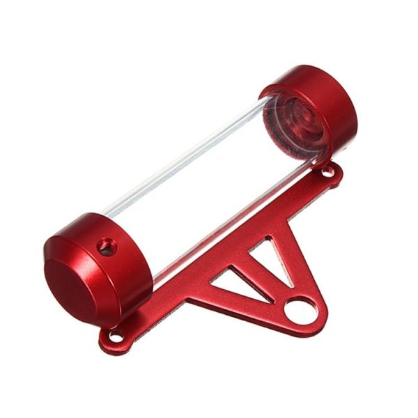 MP1001 Motorcycle Paper Car License Plate Placement Tube Waterproof Motorcycle Tax Tube Cylindrical Disc Paper Holder Air Vehicle License Plate Frame for Motorcycles (Red) - Image 2