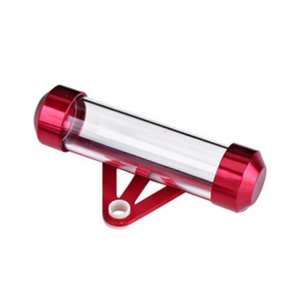 MP1001 Motorcycle Paper Car License Plate Placement Tube Waterproof Motorcycle Tax Tube Cylindrical Disc Paper Holder Air Vehicle License Plate Frame for Motorcycles (Red) - Image 3