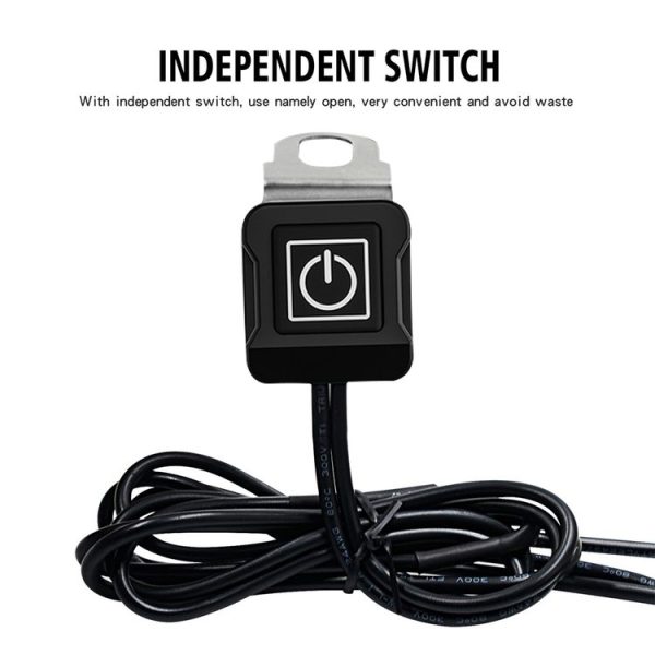 WUPP ZH-975B3 Motorcycle Aluminum Alloy Waterproof Mobile Phone Double QC3.0 Quick Charging Charger with Voltmeter (Black) - Image 9