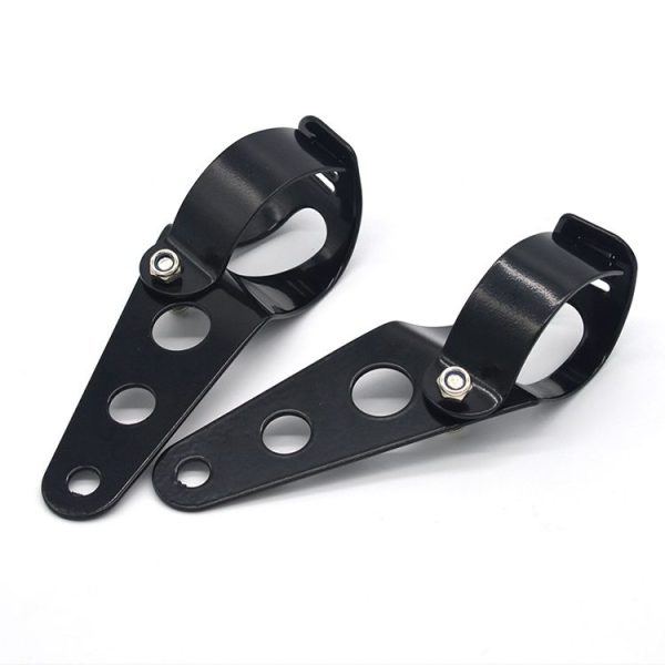Motorcycle Headlight Holder Modification Accessories, Size: L (Black) - Image 2