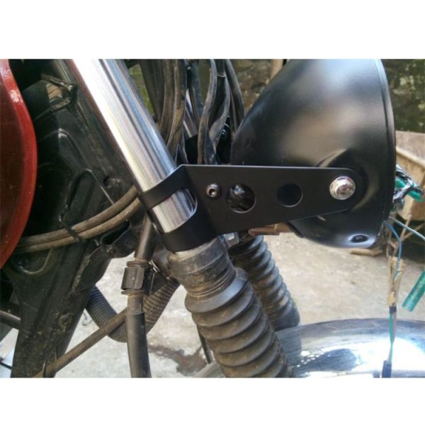 Motorcycle Headlight Holder Modification Accessories, Size: L (Black) - Image 4