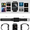 DOMINO DM2018 Smart Watch Phone, 1GB+16GB, 1.54 inch Android 6.0, MTK6737M Quad Core 1.1GHz, Network: 3G, 1.3MP Camera / Heart Rate / Pedometer / GPS / WiFi / Bluetooth / SOS (Black) - Image 16