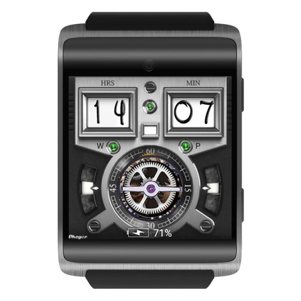DOMINO DM2018 Smart Watch Phone, 1GB+16GB, 1.54 inch Android 6.0, MTK6737M Quad Core 1.1GHz, Network: 3G, 1.3MP Camera / Heart Rate / Pedometer / GPS / WiFi / Bluetooth / SOS (Black) - Image 4
