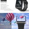 DOMINO DM2018 Smart Watch Phone, 1GB+16GB, 1.54 inch Android 6.0, MTK6737M Quad Core 1.1GHz, Network: 3G, 1.3MP Camera / Heart Rate / Pedometer / GPS / WiFi / Bluetooth / SOS (Black) - Image 6