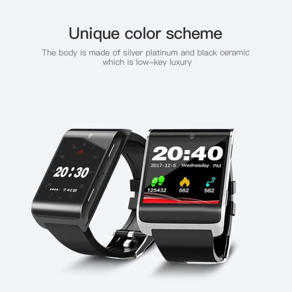 DOMINO DM2018 Smart Watch Phone, 1GB+16GB, 1.54 inch Android 6.0, MTK6737M Quad Core 1.1GHz, Network: 3G, 1.3MP Camera / Heart Rate / Pedometer / GPS / WiFi / Bluetooth / SOS (Black) - Image 8