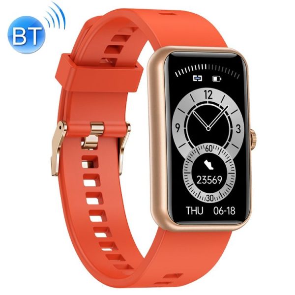 L16 1.47 inch HD Full Colorful Screen IP68 Waterproof Heart Rate Monitoring Bluetooth Sports Smart Watch (Orange)