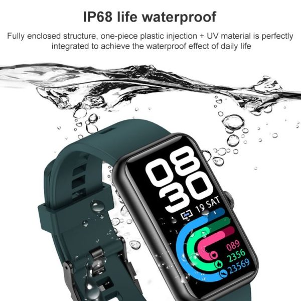 L16 1.47 inch HD Full Colorful Screen IP68 Waterproof Heart Rate Monitoring Bluetooth Sports Smart Watch (Orange) - Image 4