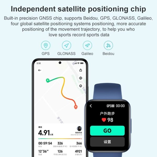 Original Xiaomi Redmi Watch 2, 1.6 inch AMOLED Screen 5 ATM Waterproof, Support Heart Rate Monitor / GPS / 117 Sports Modes (Black) - Image 3