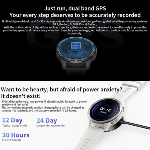 Original Xiaomi Watch Color 2 1.43 inch AMOLED Screen 5 ATM Waterproof, Support Heart Rate Monitor / GPS / 117 Sports Modes / NFC (Black) - Image 5