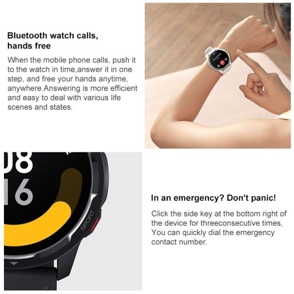 Original Xiaomi Watch Color 2 1.43 inch AMOLED Screen 5 ATM Waterproof, Support Heart Rate Monitor / GPS / 117 Sports Modes / NFC (Black) - Image 6