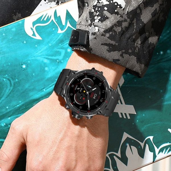 M juniu HM03 Sports Health Smart Watch, Support GPS / Heart Rate / Blood Oxygen / Sleep Monitoring (Grey) - Image 10