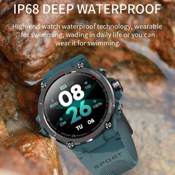 M juniu HM03 Sports Health Smart Watch, Support GPS / Heart Rate / Blood Oxygen / Sleep Monitoring (Grey) - Image 6