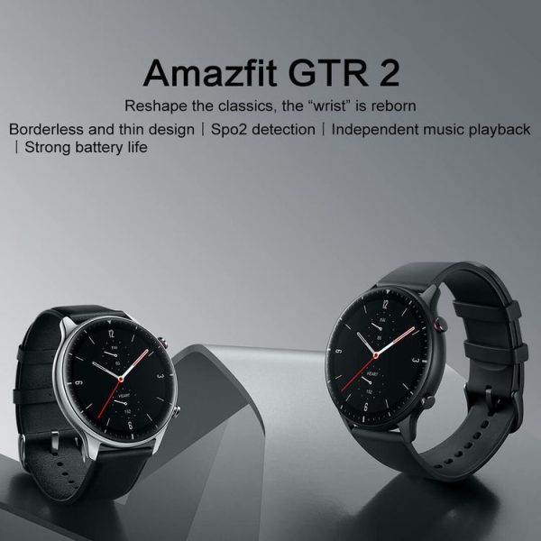 Original Xiaomi Youpin Amazfit GTR 2 Smart Watch Sports Version (Black) - Image 2