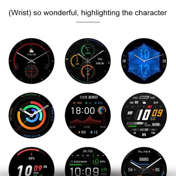 Original Xiaomi Youpin Amazfit GTR 2 Smart Watch Sports Version (Black) - Image 4