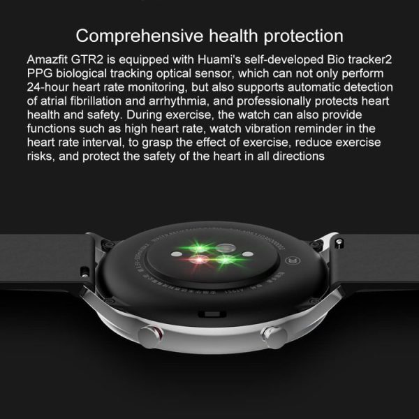 Original Xiaomi Youpin Amazfit GTR 2 Smart Watch Sports Version (Black) - Image 5