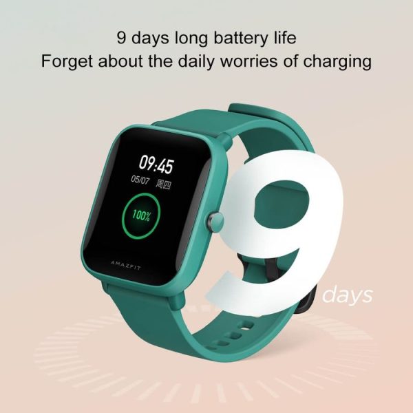 Original Xiaomi Youpin Amazfit Pop Pro Smart Watch (Green) - Image 7