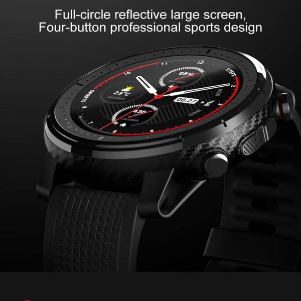 Original Xiaomi Youpin Amazfit Smart Sports Watch 3 Standard (Bright Black) - Image 4