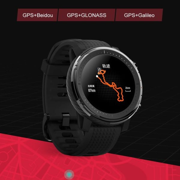 Original Xiaomi Youpin Amazfit Smart Sports Watch 3 Standard (Bright Black) - Image 7