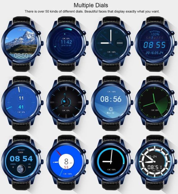 LEMFO LEM5 PRO Smart Watch Phone, 2GB+16GB, IP55 Life Waterproof, 1.39 inch Touch Screen Android 5.1, MTK6580 Quad Core 1.3GHz, Network: 3G, Heart Rate / Pedometer / Google Play / Weather / GPS / WiFi / Bluetooth - Image 11