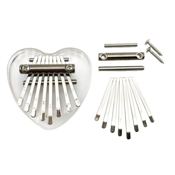 2 PCS 8 Tone Thumb Piano Keys Kalimba Pick Accessories Kit - Image 3