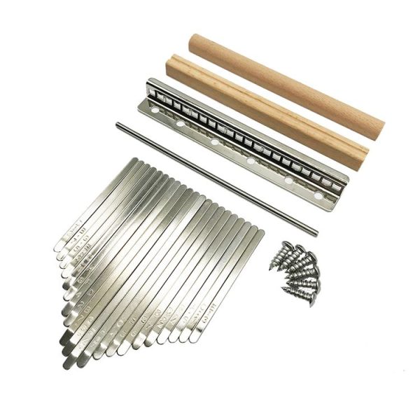 21 Tone Thumb Piano Keys Kalimba Pick Accessories Kit - Image 2