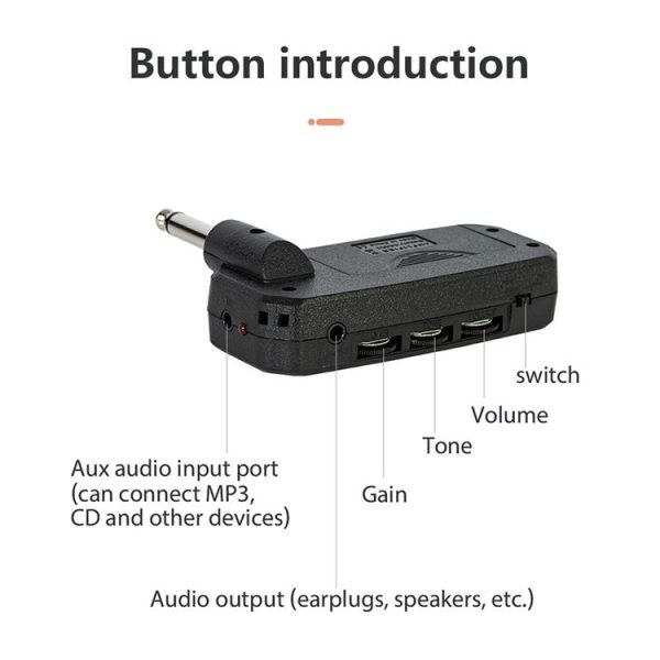 JOYO JA-03 Lead Distortion Mini Portable Electric Guitar Effector - Image 4