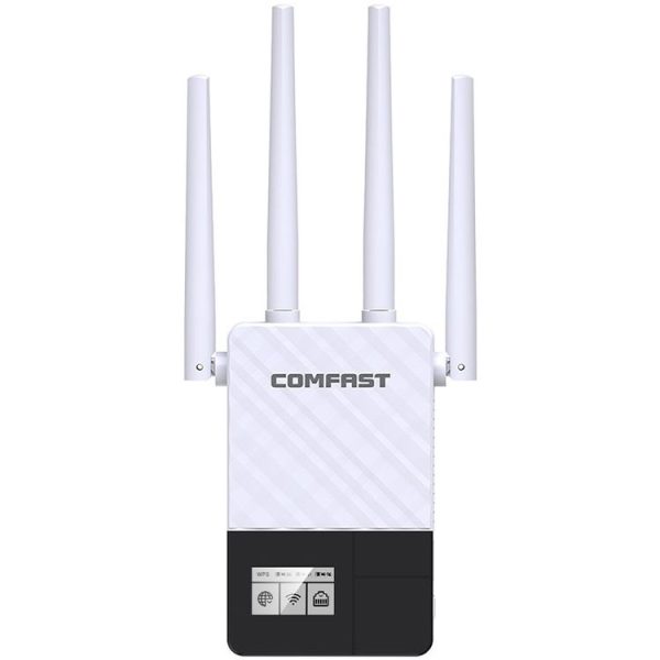 COMFAST CF-WR760AC Dual-band Gigabit Wifi Network Amplifier Repeater with OLED Display - Image 2