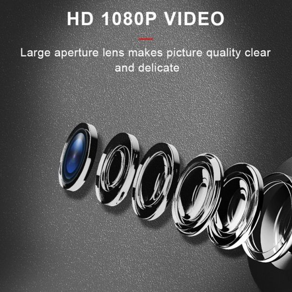 MD23 1080P HD Wireless Camera Sports Outdoor Home Computer Camera, Support Infrared Night Vision / Motion Detection / TF Card - Image 14