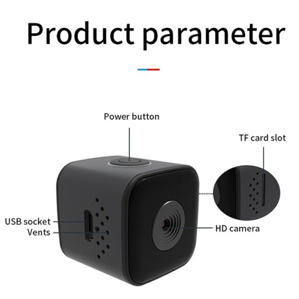 SQ28 1080P Mini Waterproof HD Smart Camera, Support Night Vision - Image 15