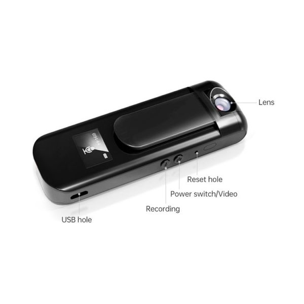 009 1080P 180 Degree Rotatable Lens Portable Recording Camera Video Recorder with Display, Support Loop Recording & MP3 & 8-64GB TF Card - Image 3