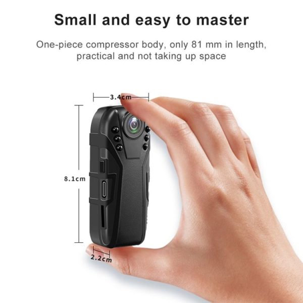 L02 1.0 Million Pixels Law Enforcement Assistant Security Recorder Camera - Image 6