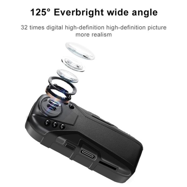 L02 1.0 Million Pixels Law Enforcement Assistant Security Recorder Camera - Image 7