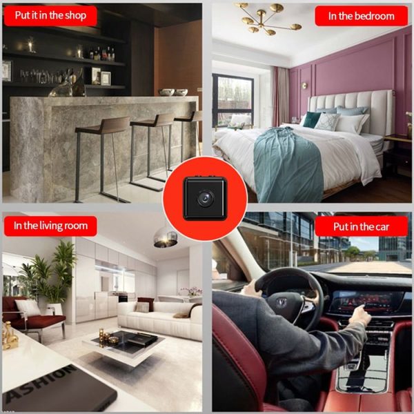X6D HD 1080P Wireless Home Mini Surveillance Camera, Support Infrared Night Vision & Motion Detection & TF Card (White) - Image 12