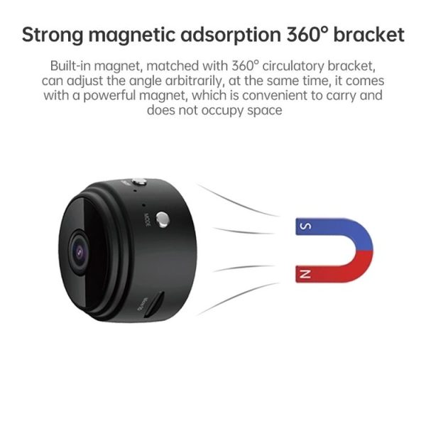 A9 1080P WiFi Wireless Network Camera Wide-angle Recorder (Black) - Image 12