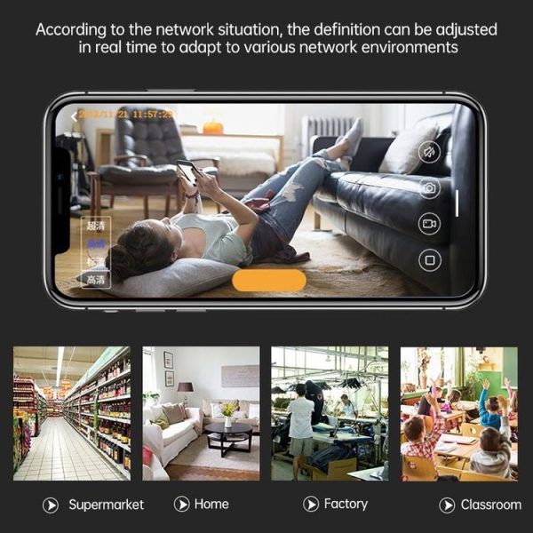 A9 1080P WiFi Wireless Network Camera Wide-angle Recorder (Black) - Image 15