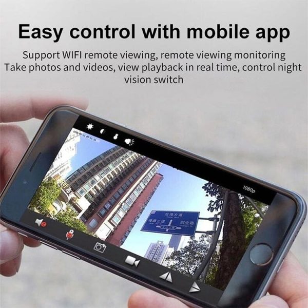 A9 1080P WiFi Wireless Network Camera Wide-angle Recorder (Black) - Image 9