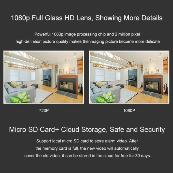 CAMSOY T9W5 1080P WiFi Wireless Network Action Camera Wide-angle Recorder - Image 6