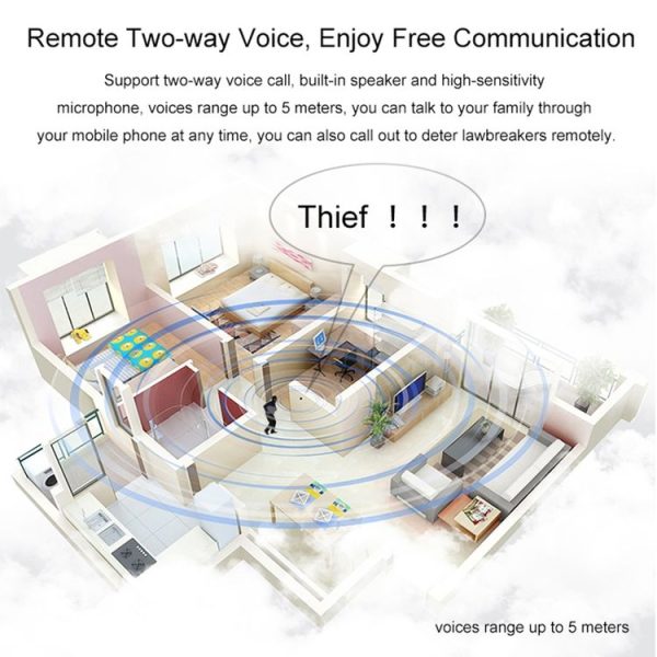 CAMSOY T9W5 1080P WiFi Wireless Network Action Camera Wide-angle Recorder - Image 8