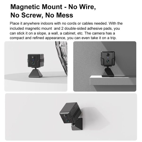 CAMSOY T9G6-EUR 4G 1080P HD Wireless Camera Network Action Camera with Mount, EU Version - Image 6