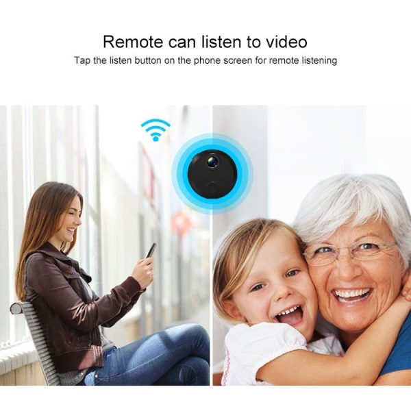 HDQ15 HD 1080P WIFI Mini Camera, with IR Night Vision & Remote Surveillance - Image 10