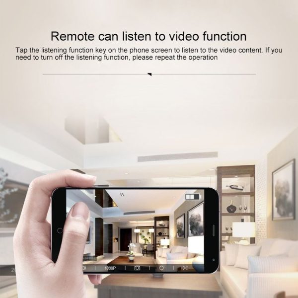 HDQ15 HD 1080P WIFI Mini Camera, with IR Night Vision & Remote Surveillance - Image 11