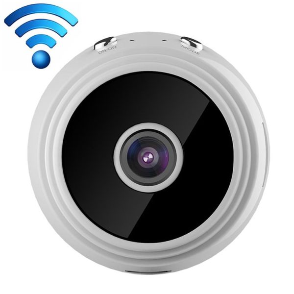 A9+ 1080P WiFi Remote Wireless Camera, Support Night Vision & Motion Detection & TF Card, Broadcom Bluetooth Solution (White)