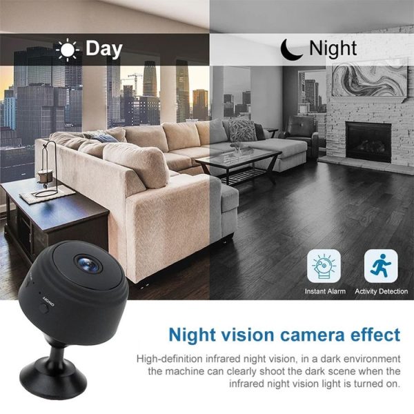 A9+ 1080P WiFi Remote Wireless Camera, Support Night Vision & Motion Detection & TF Card, Broadcom Bluetooth Solution (White) - Image 4