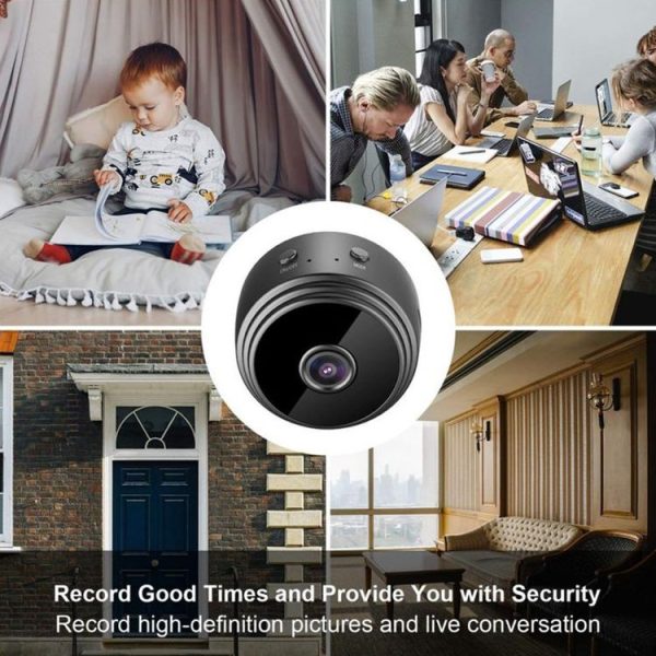 A9+ 1080P WiFi Remote Wireless Camera, Support Night Vision & Motion Detection & TF Card, Broadcom Bluetooth Solution (White) - Image 7