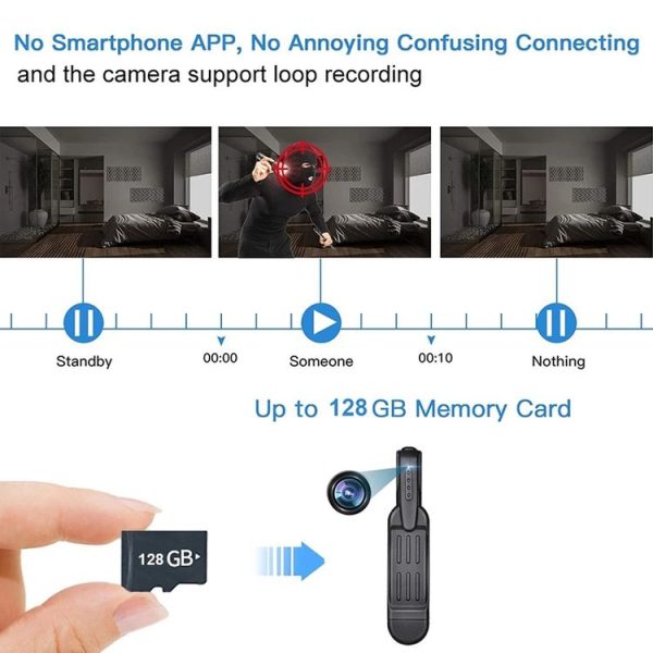 T189 Mini 1080P DV Camera Video Recorder Pen without Memory Card - Image 4