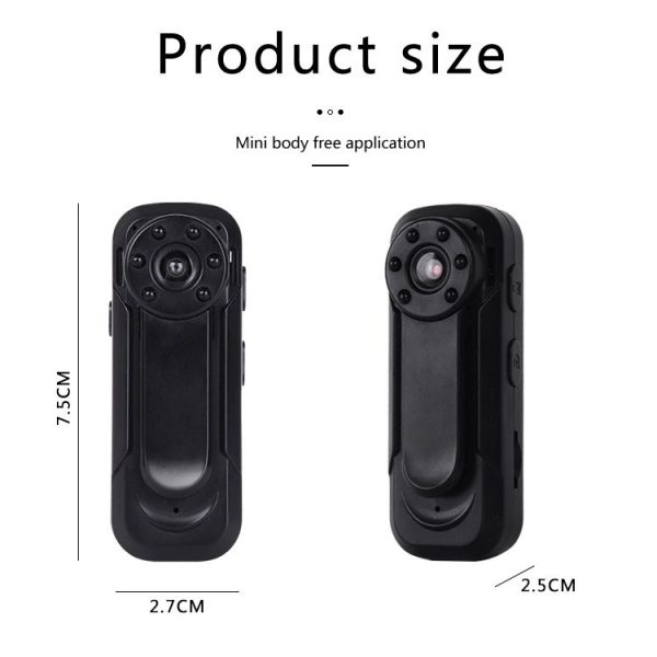 A8 Backclip Outdoor WiFi Motion Detect Sports DV Camera - Image 2