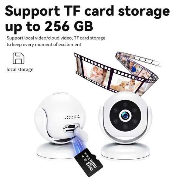 A5 Portable Mini 4K HD Camera Night Vision Home Security Micro Camcorder (White) - Image 10