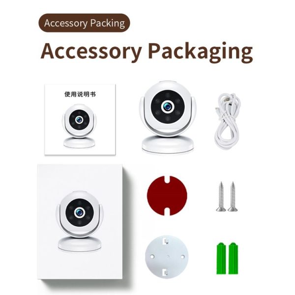 A5 Portable Mini 4K HD Camera Night Vision Home Security Micro Camcorder (White) - Image 13